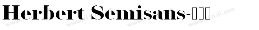 Herbert Semisans字体转换